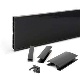 DQ-PP plinth panel, 100 mm, plastic, base, base profile, kitchen plinth, kitchen skirting board for built-in kitchens