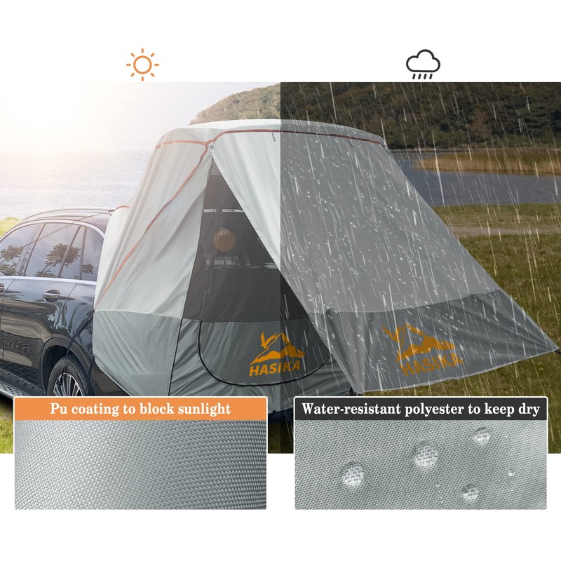 Hasika Canopy Tent Easy Set Up Sun Shade with Mesh