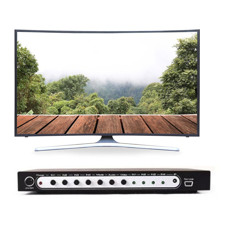 HD Multimedia Interface Quad Multi Viewer Switch 4 in 1