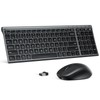 iClever DK05 Bluetooth Keyboard and Mouse Combo - 2.4G Wireless
