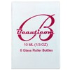 Beauticom® Glass 10ml ~ 1/3 oz Roller Bottles with Metal