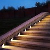 2 Set Solar Step Lights Triangle Solar Stair Light IP68