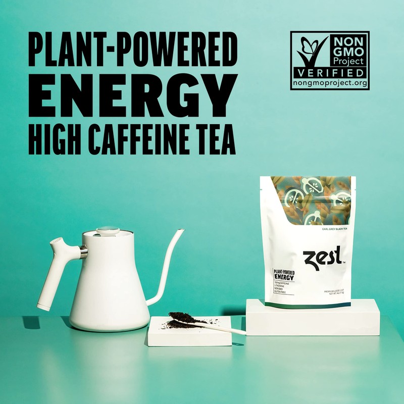 Zest 150mg High Caffeine Energy Loose Leaf Blend - Earl