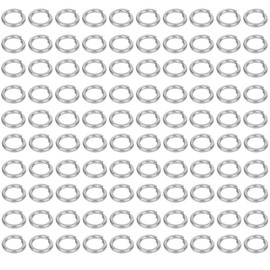 Spring Washers, 100 Pcs M3 Stainless Steel Lock Split Ring Washer for Bolts Screws Fasteners