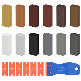 NUTKIT 19PCS Laminate Floor Repair Kit, Laminate Worktop Repair Kit