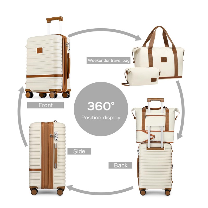 Joyway Carry On Luggage 20 Inch Expandable Suitcase with Spinner