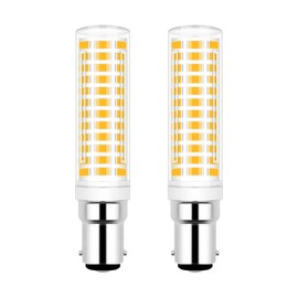 JINLONTA B15D LED Lampen 6W Hohe Helligkeit Ersetzt 60W Halogen Warmweiß 3000K Glühbirnen Nicht Dimmbar Energiesparlampe B15D Leuchtmittel für Heimbeleuchtung, 2er-Pack