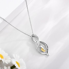 ONEFINITY Miscarriage Necklace 925 Sterling Silver Baby Feet Necklace Memory Jewellery for Mothers and Women, Sterling Silver