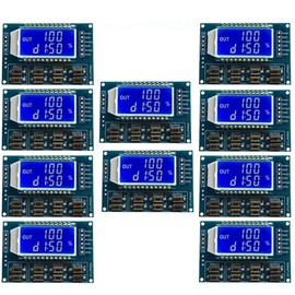 10PCS 3 Channel PWM Pulse Generator Signal Generator Module Adjustable Frequency Duty Cycle Adjustable Module with LCD Display 1Hz-150Khz