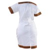 Women's Dashiki African Tribal Bohemian Dresses Short Sleeve Knee Length