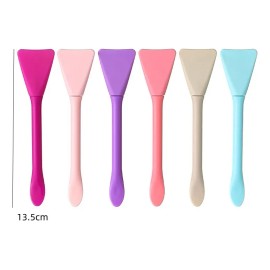 24pz Brocha Espátula Aplicador Mascarilla Facial Silicona