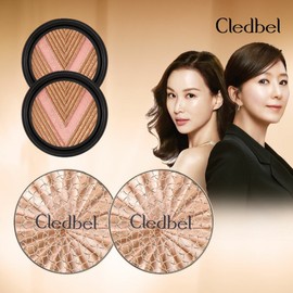 (Hyundai Home Shopping) Cledbel Glow Power Lift V Cushion (2 units) + 2 refills / (현대홈쇼핑)끌레드벨 글로우파워 리프트 V쿠션본품2개+리필2개