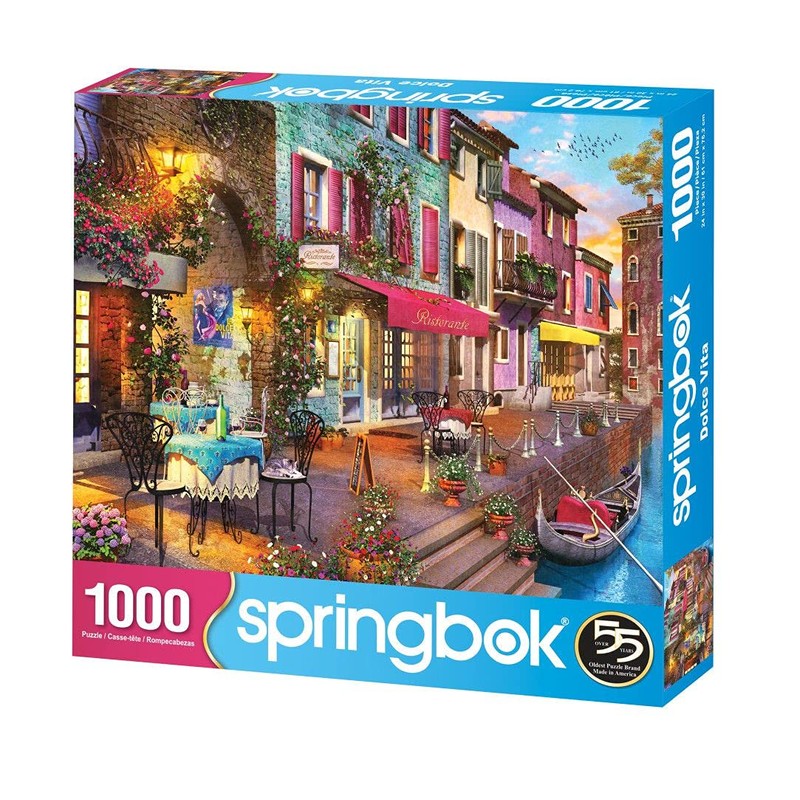 Springbok's 1000 Piece Jigsaw Puzzle Dolce Vita - Made in