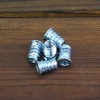 HELIFOUNER 60 Pieces 1/4"-20 x 15mm Threaded Inserts with Hex