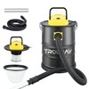 TROURAY Ash Vacuum Cleaner,2.6 Gallon Heat-Resistant Lightweight Canister Vac Cleaners