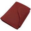 myledershop Full Cowhide Leather Women's Portrait Format Wallet/Purse with Outer