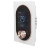 Smart Color Thermostat for Electric Heater LCD Programmable Touchscreen Control