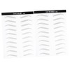 WOONEKY 2sheets Eyebrow Stickers Hair-like Simulation for Natural Look Easy