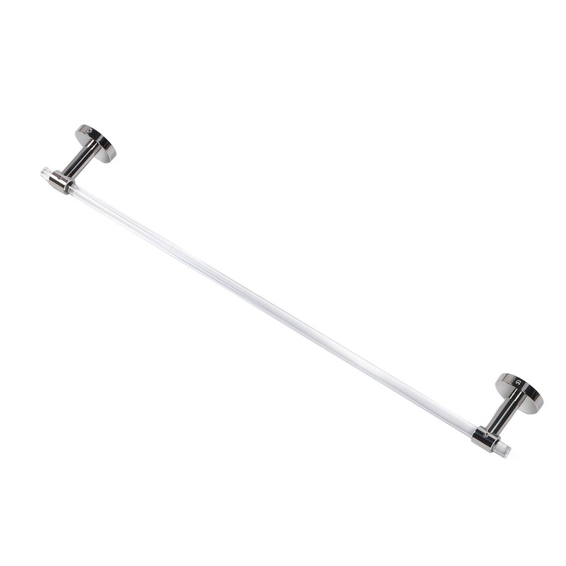 Towel Holder Rod Minimalist Light Luxury Acrylic Wall Mounted Towel