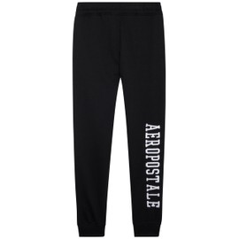 AEROPOSTALE Boys' Active Jogger Sweatpants - Super Soft Fleece Athletic Performance Cargo Jogger Pants for Boys (Sizes: 4-20), Size 10-12, Dark Black