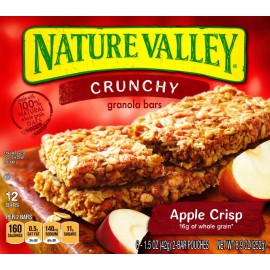 Nature Valley Apple Crisp Snack Bars 6 Count Pack With 3G Protein For Muscle ...