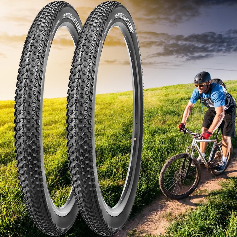 SIMEIQI 26X2.125 Inch for Mountain Bike Tires (2 Tires 2