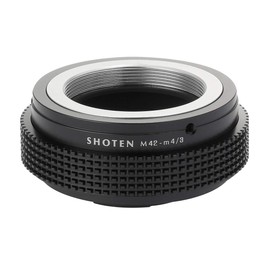 SHOTEN M42-m43 Mount Adapter (M42 Mount Lens to Micro Four Thirds Mount Convert)