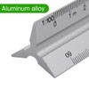 Tuloka Triangular Scale Scale 12 Scale Ruler for Architectural Drawing