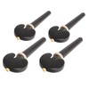 4Pcs Cello Tuning Pegs Smooth Fine Adjustment Ebony Wood Orchestral