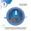 Levven Single-Pole On/Off Wireless Switch and Receiver Kit - Decorator-Style
