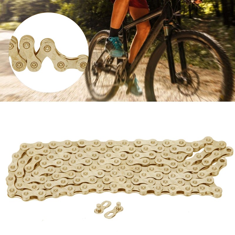 Alomejor Bicycle Chain Adjustable Freewheel Gear Chain for Bicycle Mountain