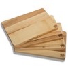 DEKOFANT Wooden Maple Chopping Board, Set of 4, 30 x