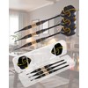 Yirinatek Precision Darts with Storage Box, 6 High-Quality Darts with
