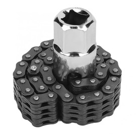 Flaconi Motorcycle oil filter wrench, oil filter key, oil filter key, adjustable oil key, chain oil filter key, suitable for car, motorcycle, truck, oil change