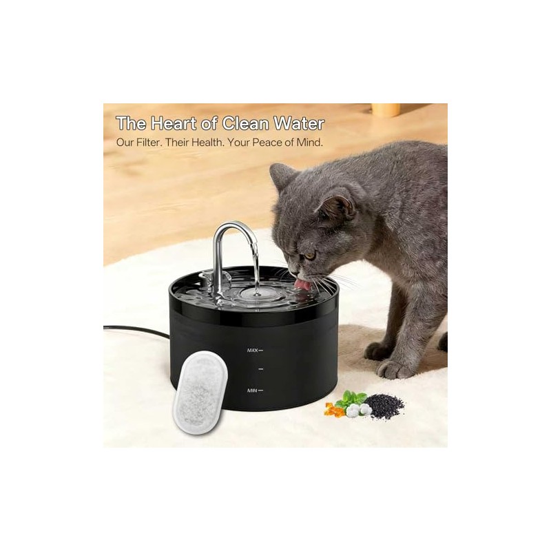 Cat Water Fountain Replacement Filters - 24 Pack