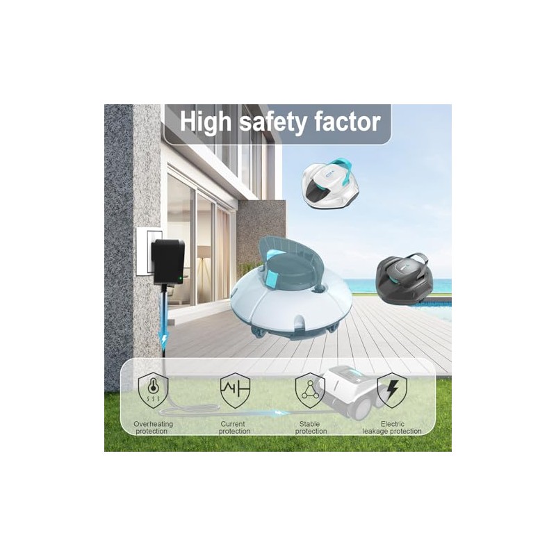 12.6V Charger for Aiper Seagull Pool Vacuum Cleaner