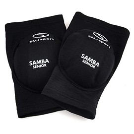 SMJ sport Senior Adult Unisex Volleyball Pads Knee Pads Protectors Volleyball Set of 2 Padded Black