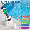 5-in-1 pH Meter with LCD Display, Precision Measurement of PH,