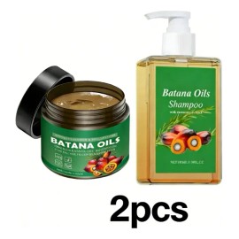 Set De Champú Y Mascarilla Batana Con Aceite De Batana Y Romero: Nutre Y Repara El Cabello De Hombres Y Mujeres, Dejándolo Suave Y Con Volumenmynorcal