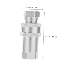 FUNOMOCYA Hydraulic Quick Connect Couplers Quick Connect Fittings Thread Repair Kit Couplings Dust Caps