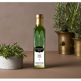 Floral Elixir Co. - All Natural HERB Syrup for Cocktails & Sodas, 8.5 oz (Rosemary)