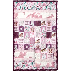 Shannon FABRICS Minky Picture Perfect Howdy, Darlin' Cuddle Kit Quilt Kit