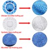 SIQUK 13 Pieces Buffing Pads 3 Inch Car Polishing Pad