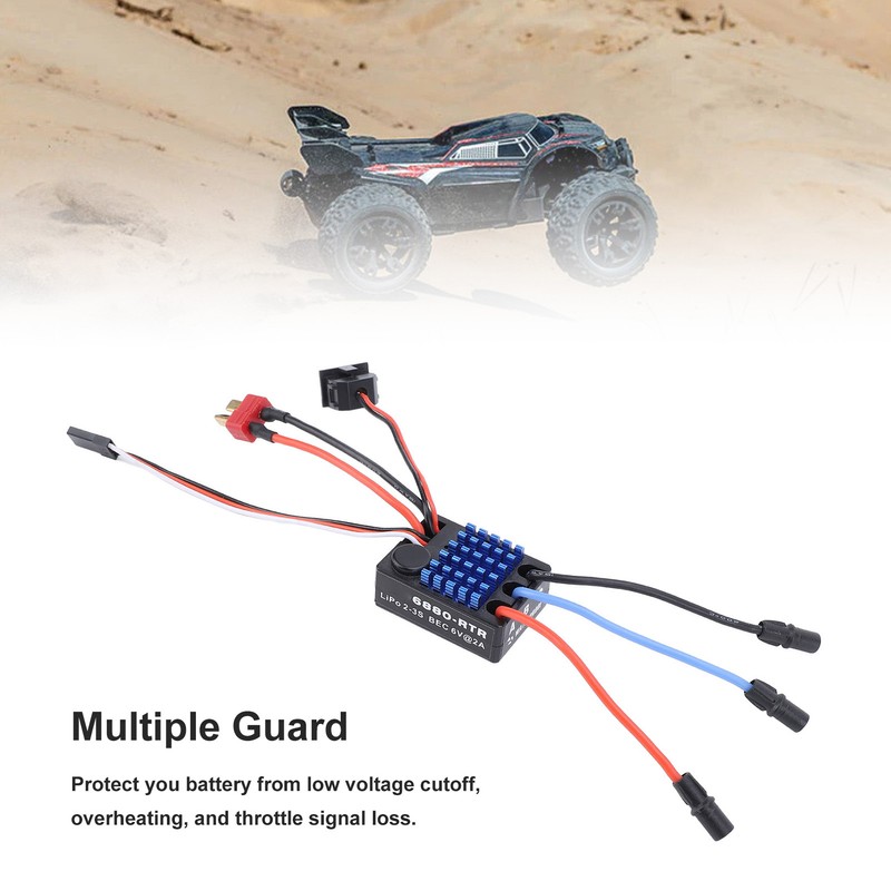 35A Brushless ESC Waterproof Enhanced Performance RC Car Brushless ESC