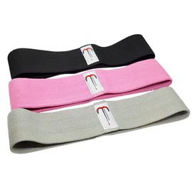 Manta Raya Bandas de Resistencia Antideslizante con 3 Niveles, Set de 3 Banda Elastica Musculacion Fitness Bandas de Entrenamiento para Gluteos, Piernas. Yoga, Fitness, Crossfit