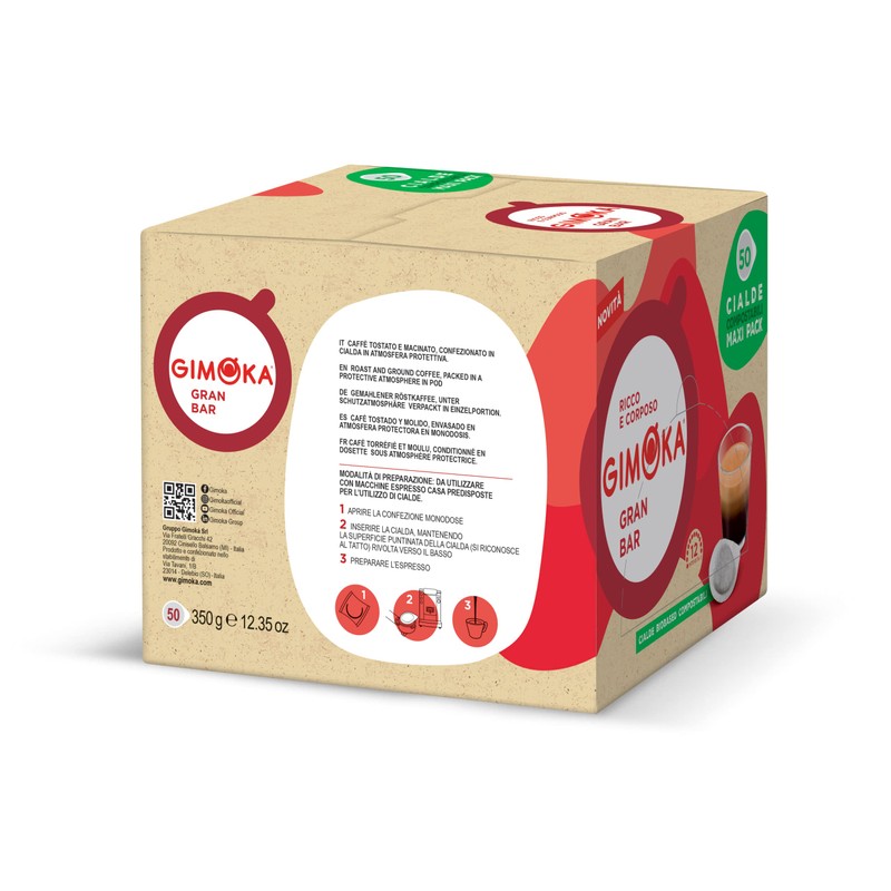Gimoka - Compatibile Per Easy Serving Espresso - Cialde Ese