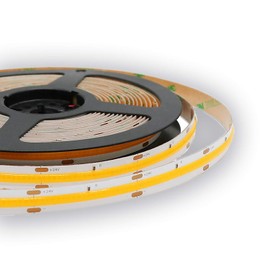 INNOVATE LED Strip 24 V COB 10 W/Metre Warm White 3000 K - 1000 lm/M - CRI > 80 - Dimmable Light Strip - Homogeneous Light - Strip - No Light Points Detectable (2.5 Metres - 2500 mm)