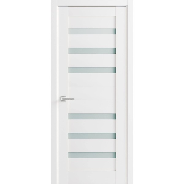 SARTODOORS Solid French Door Frosted Glass | Quadro 4266 White