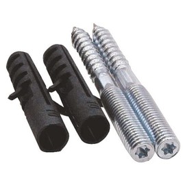 Sanitop-Wingenroth 2 hanger bolts with dowels 10 mm, M8 x 50 mm, galvanised steel, 104036