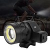 Bicycle Zoom Aluminium Alloy Headlight Detachable Bike Cycling Warning Light